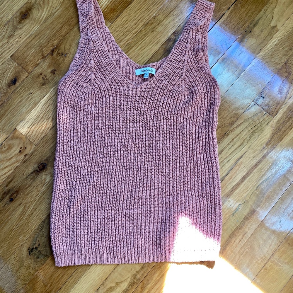 Madewell sleeveless sweater top